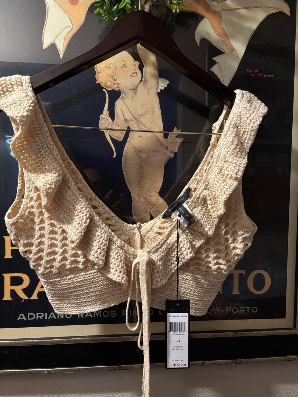 BCBG Max Azria Crochet Top
